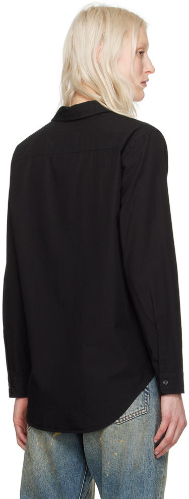 Košeľa R13 R13 Foldout Shirt Čierna | R13WR246-R340B, 2