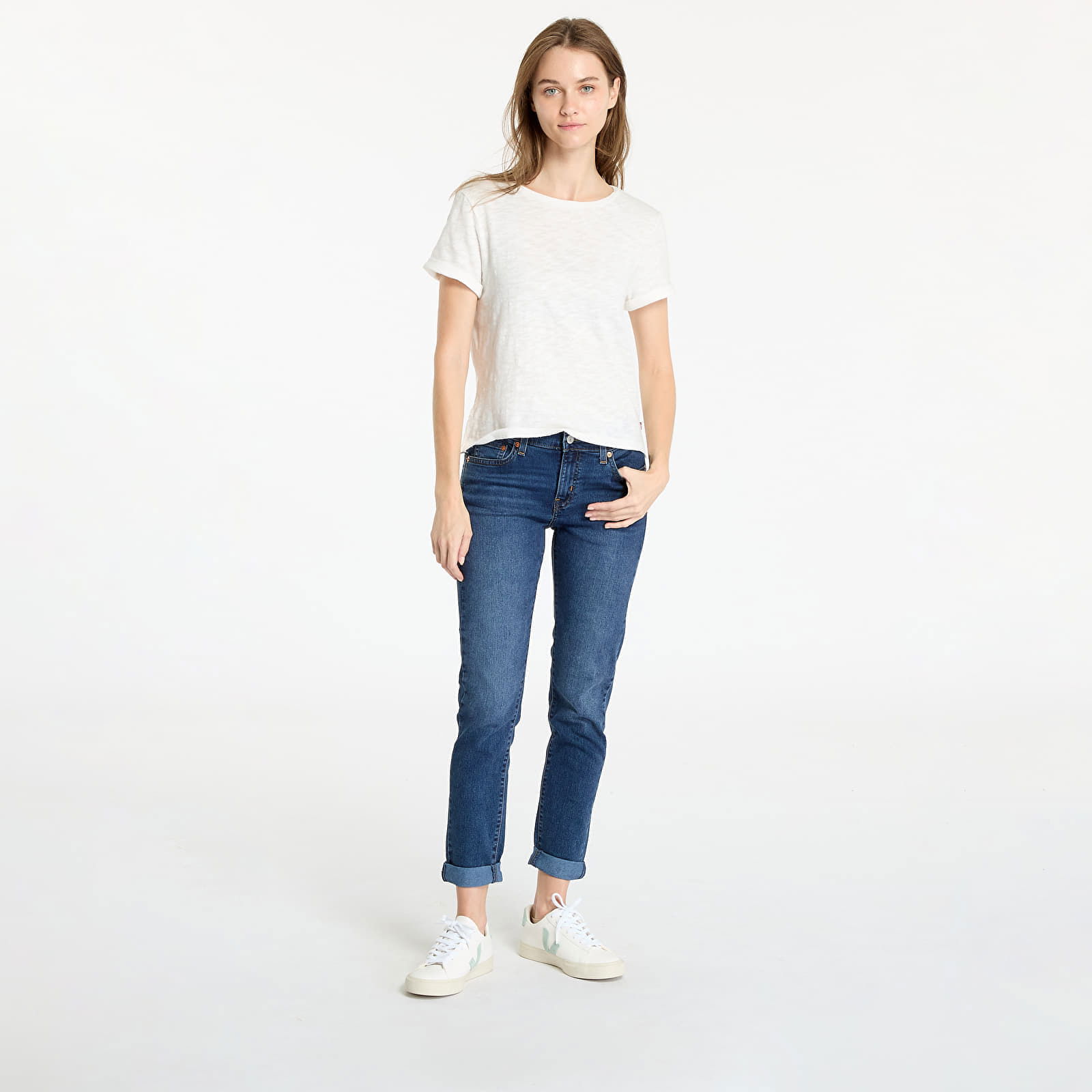 Margot Short Sleeve Tee White