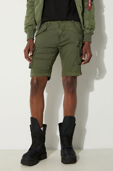 Šortky Alpha Industries Special OPS Short Shorts Zelené | 106254.142, 0