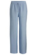 Soft Twill Wide-Leg Drawcord Trousers