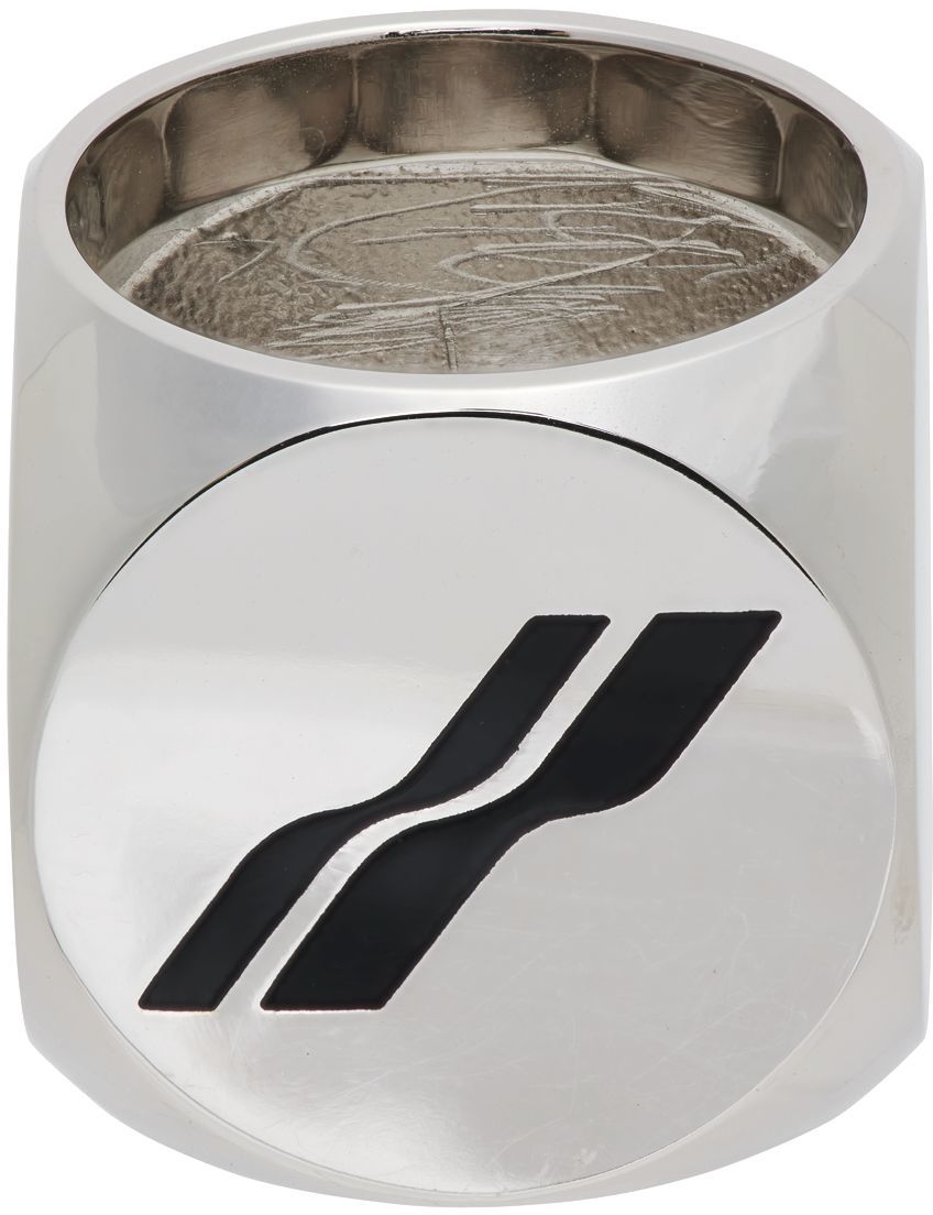 Prsteň We11done We11done Logo Dice Ring Metalická | WD-AJ1-22-704-U-BK, 0
