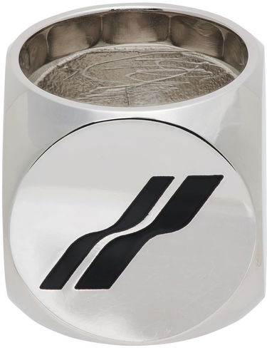 Prsteň We11done We11done Logo Dice Ring Metalická | WD-AJ1-22-704-U-BK, 0