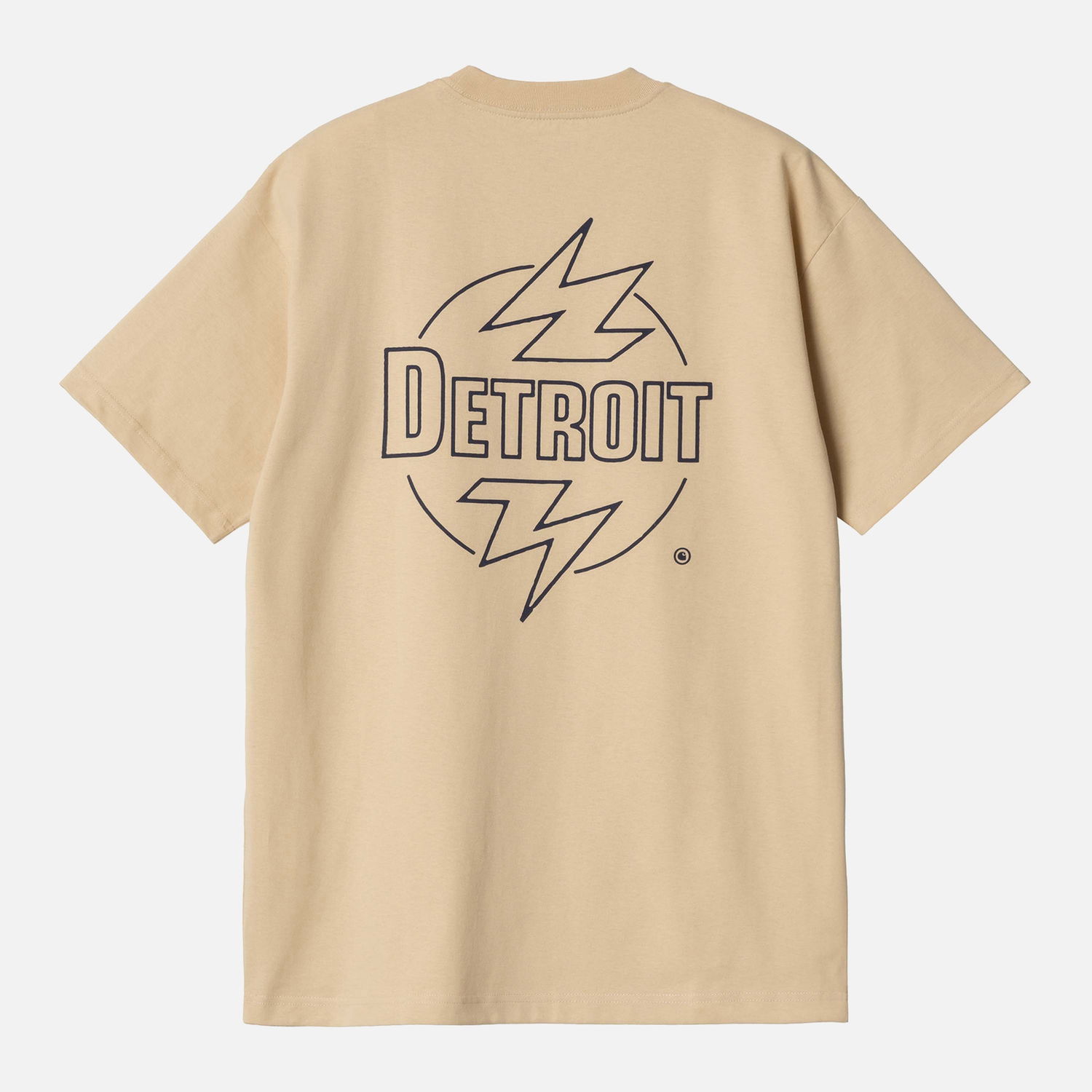 Tričko Carhartt WIP Ablaze T-Shirt - Cornsilk/Airforce Blue Béžová | I033639-2ARXX, 0