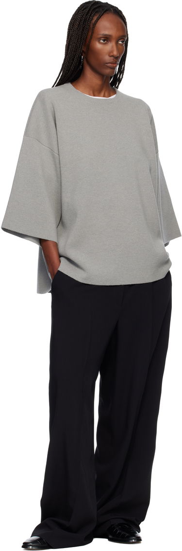 Tričko Fear of God Milano Knit T-shirt Šedá | FG25FW20-212LAW-974, 3