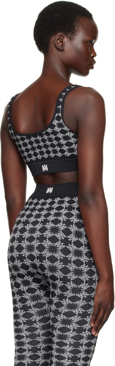 Podprsenka AMIRI Amiri MA Quad Seamless Sports Bra Čierna | AWAWRA1008, 2