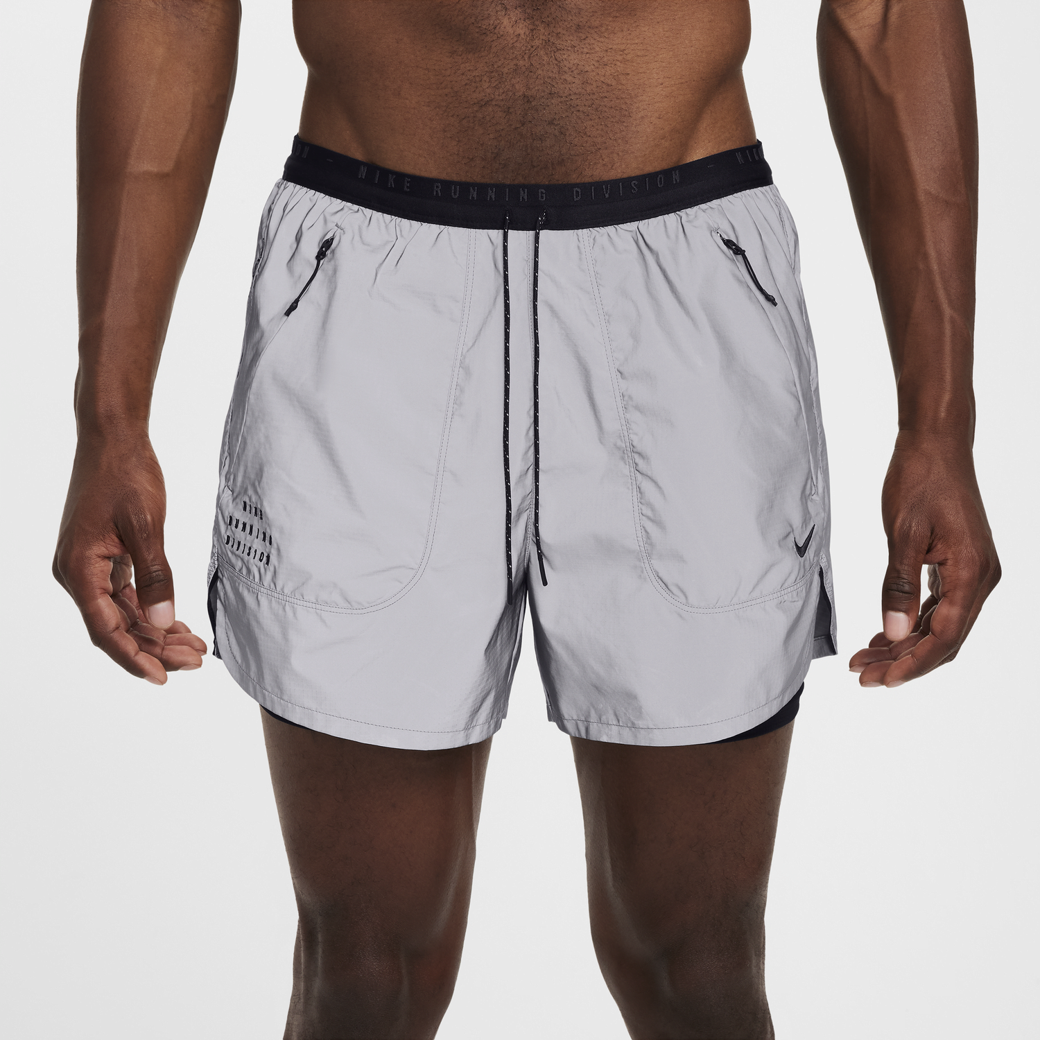 Šortky Nike Running Division Dri-FIT ADV 2-in-1 10cm Shorts Šedá | FZ1123-035, 1