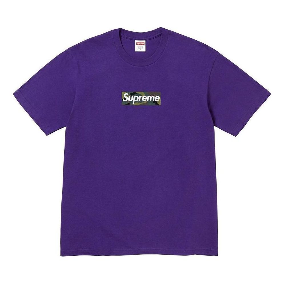 Tričko Supreme Box Logo Graphic Tee Fialová | SUP-FW23-245, 0