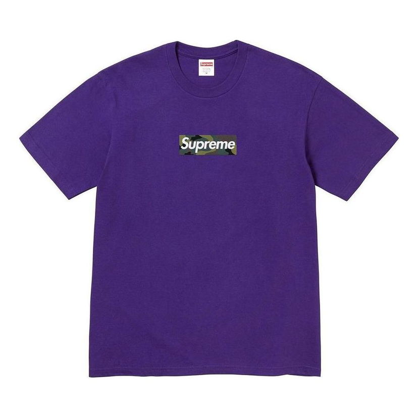 Tričko Supreme Box Logo Graphic Tee Fialová | SUP-FW23-245