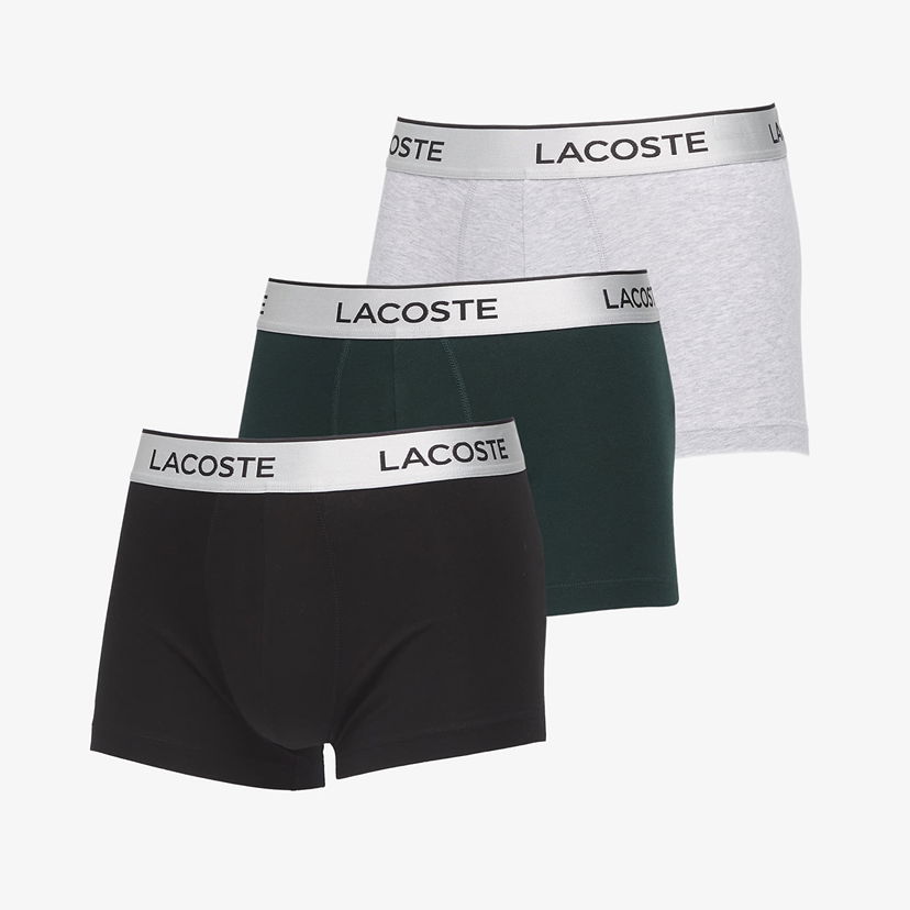 Boxerky Lacoste Trunks Underwear 3-Pack Čierna | 5H6428 AI4