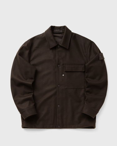 Košeľa Stone Island Wool Overshirt Hnedá | K2S151200028S0F24.V0070, 2