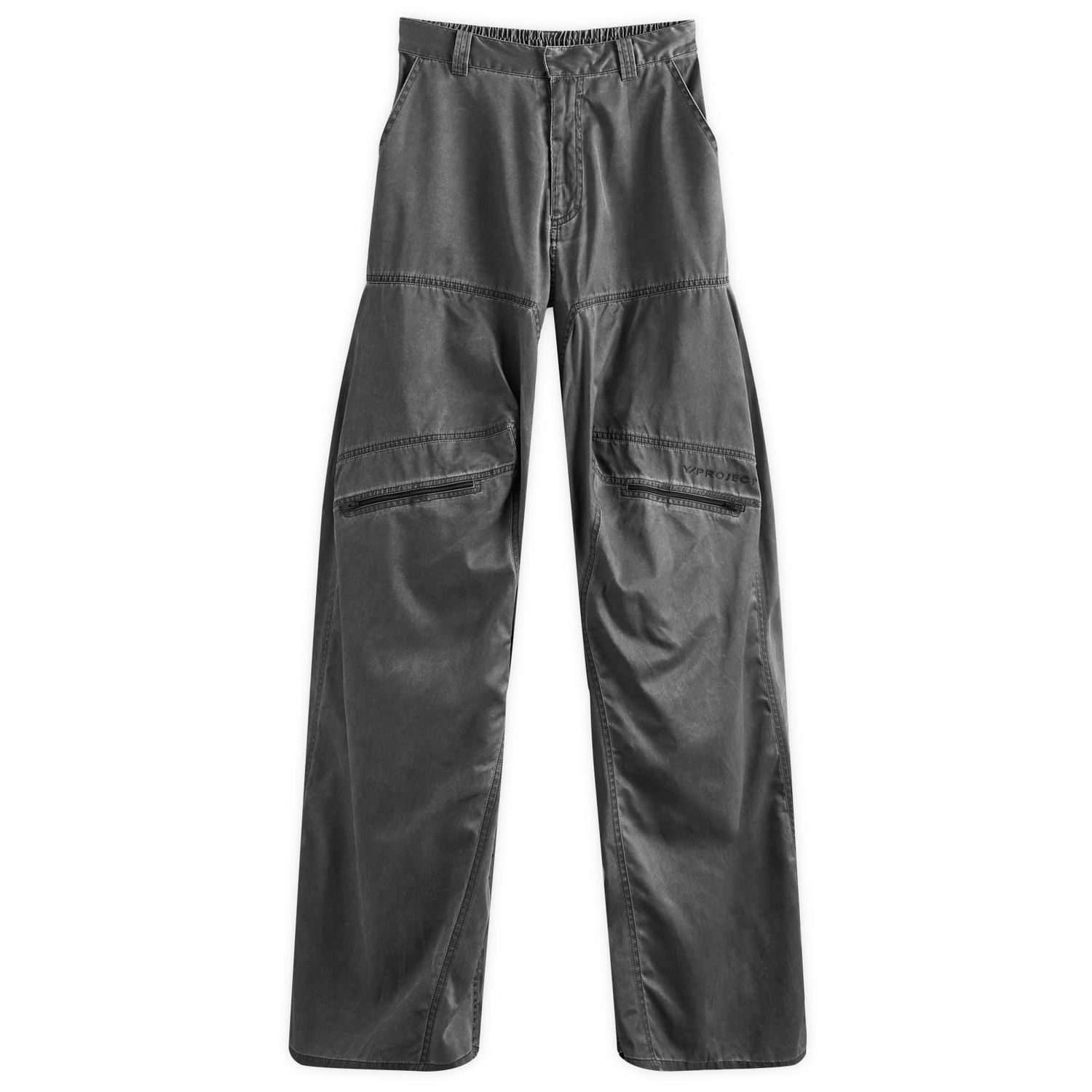 Cargo nohavice Y/PROJECT Pop-Up Washed Pants Čierna | 203PA003-WB, 0
