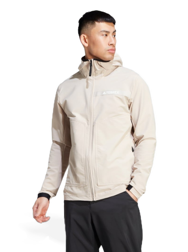 Bunda adidas Performance TERREX Multi Soft Shell Béžová | HZ4423