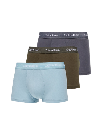 CALVIN KLEIN Cotton Stretch Low Rise Trunk 3-Pack U2664G 6EX