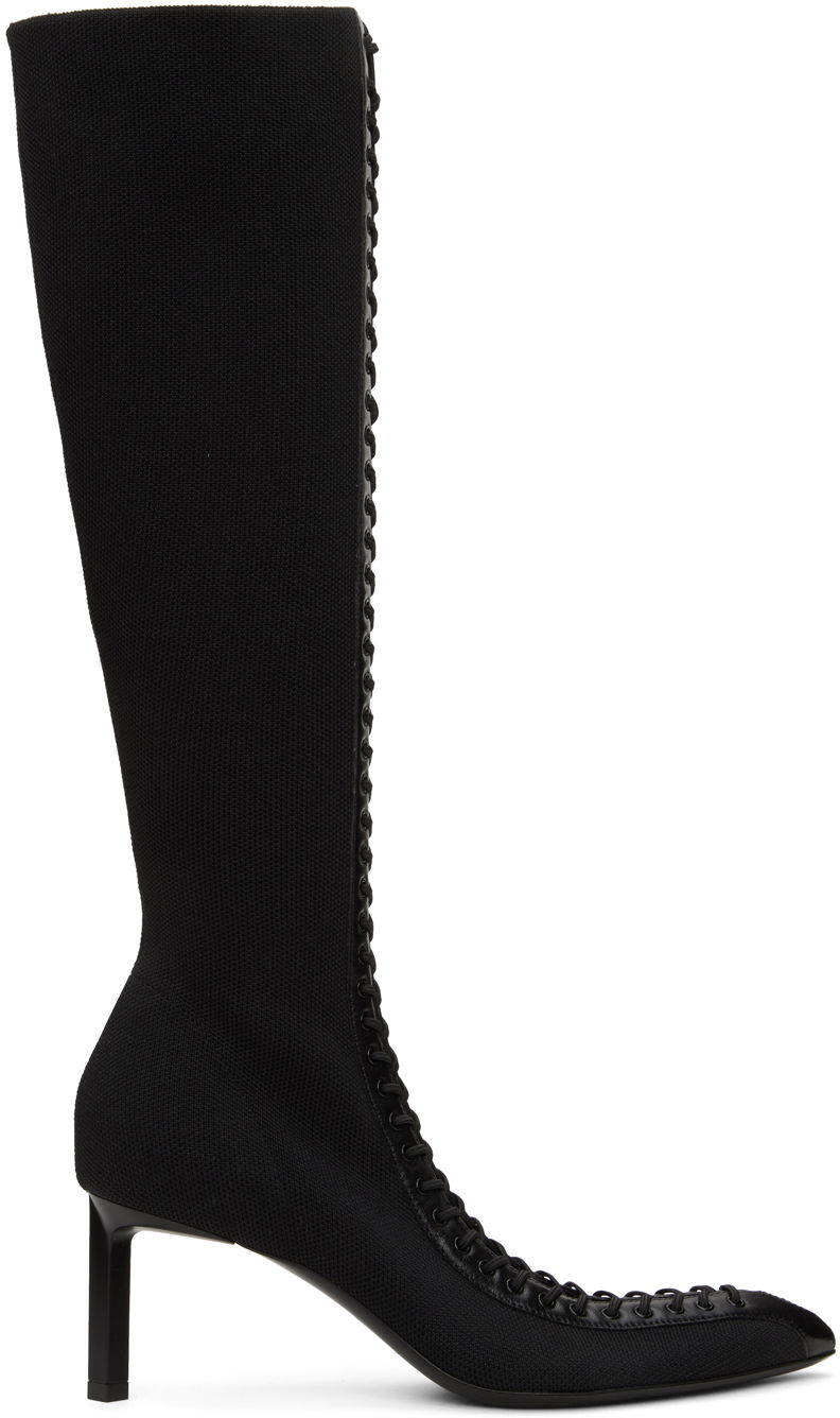 Tenisky a topánky Givenchy Givenchy Show Knit Boots Čierna | BE702SE1QC001, 0