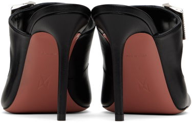 Doplnky Amina Muaddi Amina Muaddi Millie Heeled Sandals Čierna | MILLIE SLIPPER ST NAPPA, 1