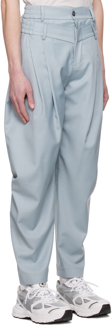 Nohavice Feng Chen Wang Feng Chen Wang Double Waistband Trousers Modrá | FUS15TR05, 1
