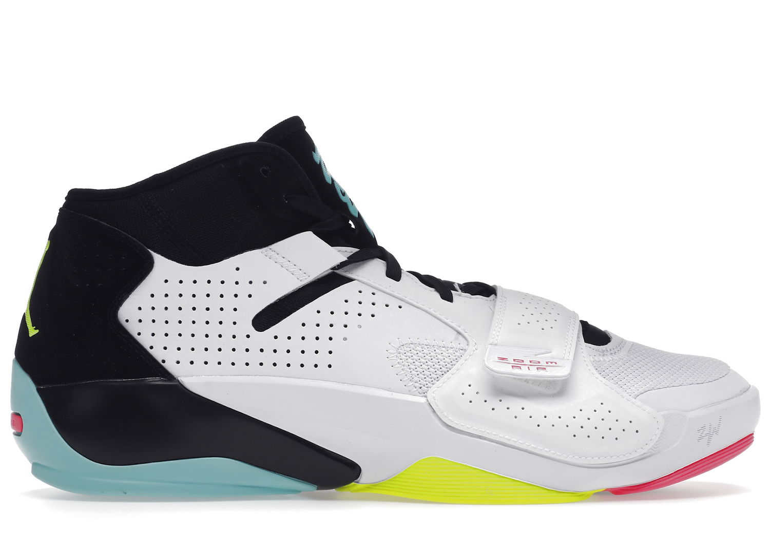 Tenisky a topánky Jordan Jordan Zion 2 White Volt Dynamic Turquoise Biela | DM0858-107/DO9161-107, 0