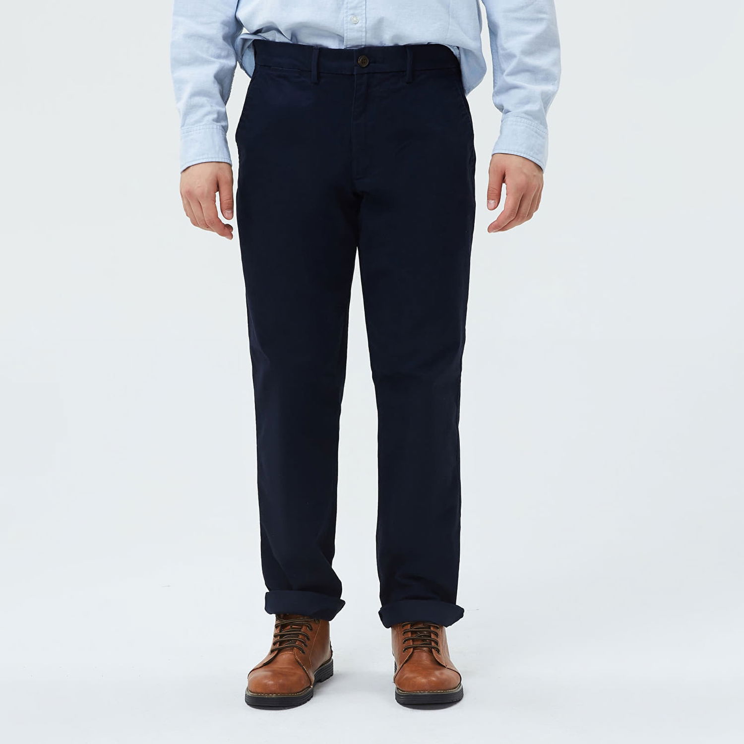 Nohavice GAP Chino Straight Fit Pants New Classic Navy Navy | 500359-01, 0