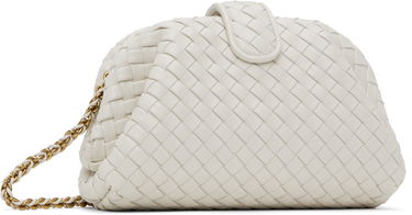 Kabelka Bottega Veneta Mini Chain Intrecciato Leather Shoulder Bag Hnedá | 804038 V4P61, 2