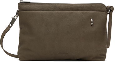 Kabelka Rick Owens Rick Owens Hollywood Adri Suede Clutch Zelené | RA01E0627 LBAPA, 0