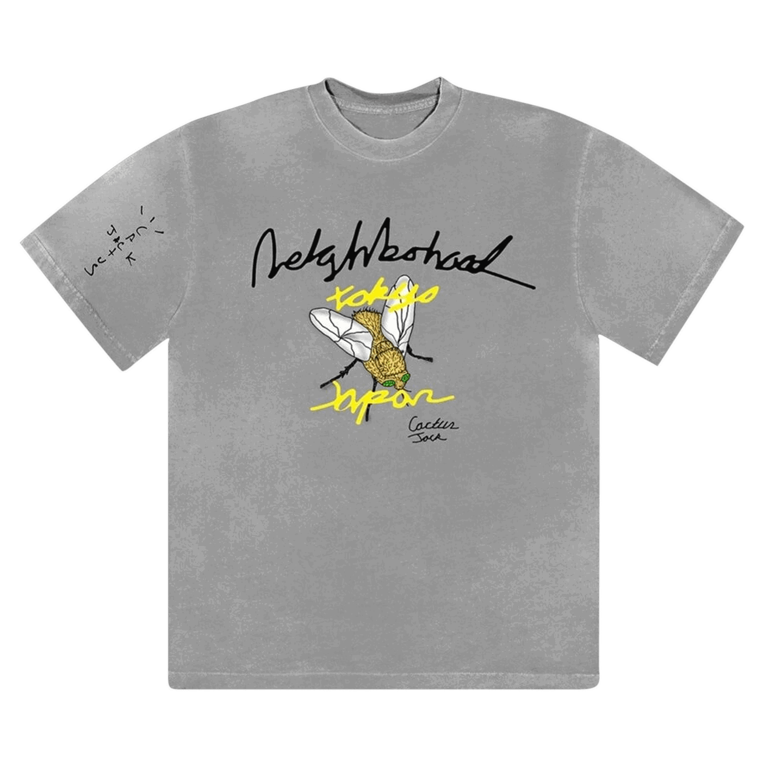 Tričko Cactus Jack by Travis Scott Neighborhood x Carousel T-Shirt Šedá | CJNB SS02 GREY, 0