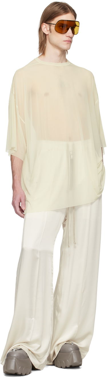 Nohavice Rick Owens Rick Owens Hollywood Wide Bela Trousers Béžová | RR01E5366 SCH, 3