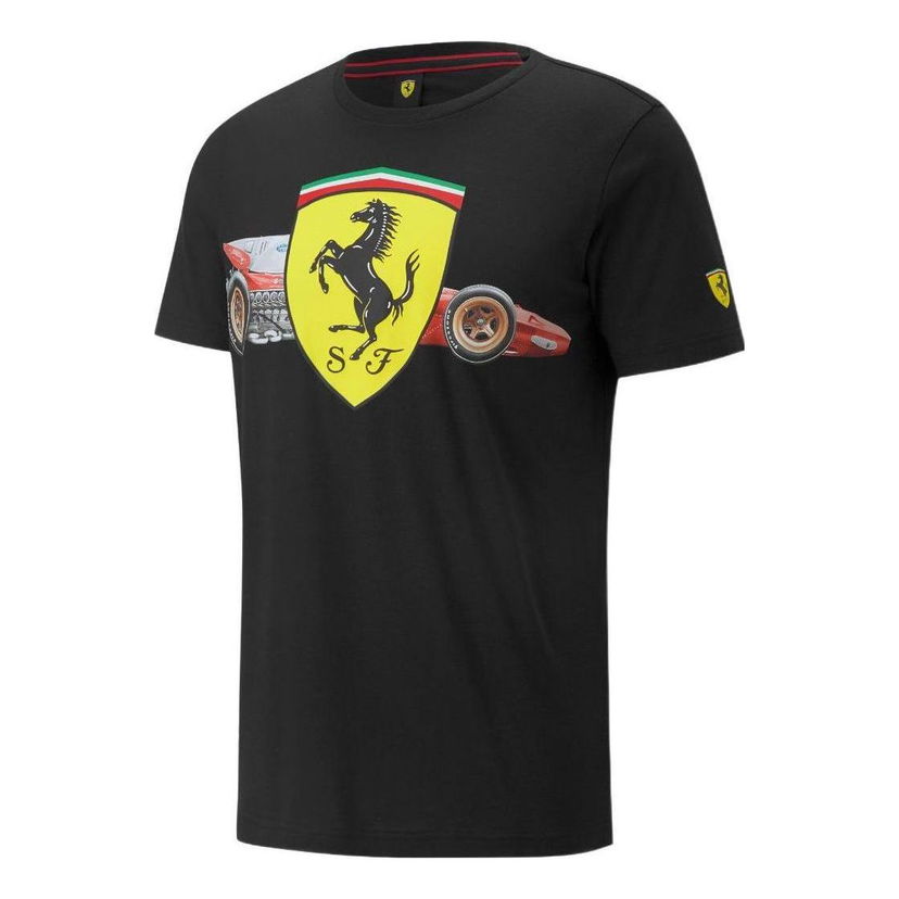 Tričko Puma Scuderia Ferrari Shield T-Shirt Čierna | 535851-01
