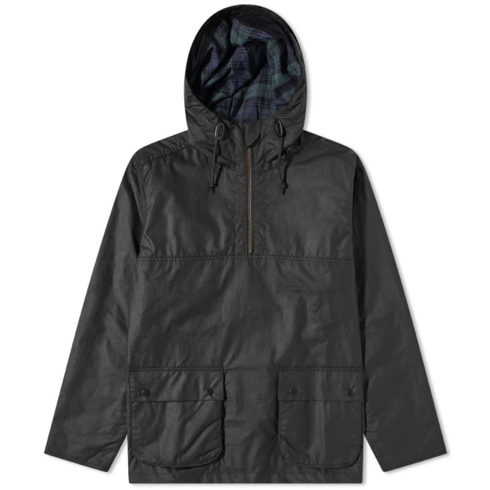 Bunda Barbour Wax Camo Smock - White Label Jacket Čierna | MWX1879SG51, 0