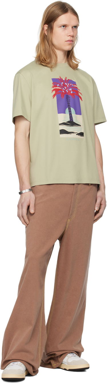 Tričko LANVIN Lanvin Printed T-Shirt Zelené | RM-TS0115-J173-P25, 3