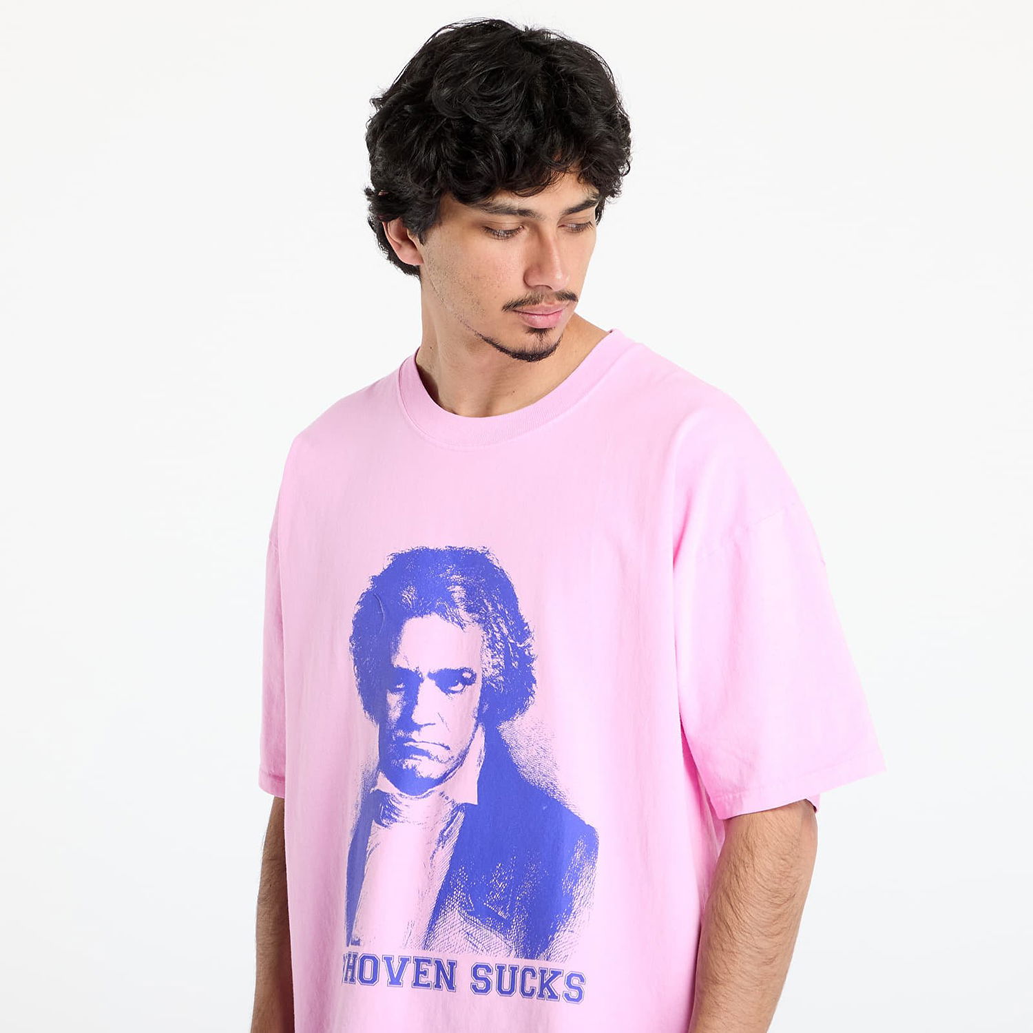 Tričko Pleasures PLEASURES Symphony Graphic T-Shirt Ružová | P25SU052 PINK, 1