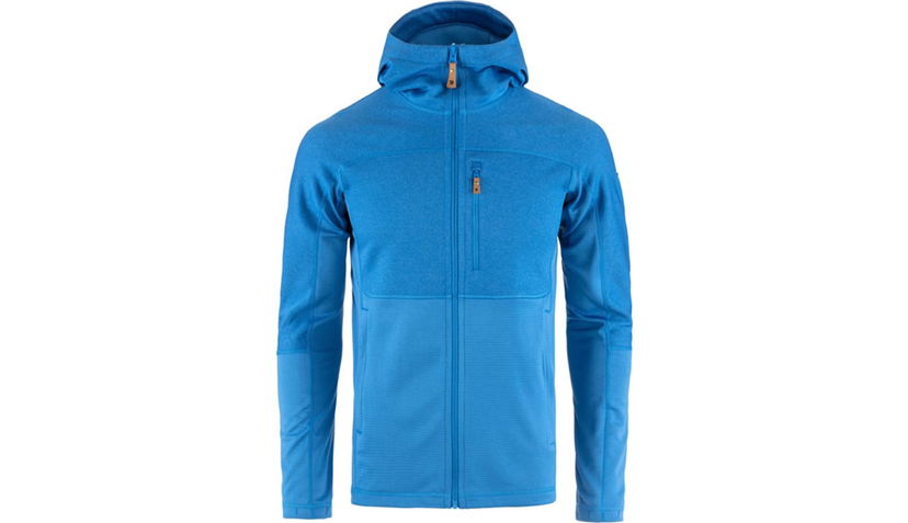 Mikina FJÄLLRÄVEN Abisko Trail Fleece Hooded Jacket Modrá | F82257-525