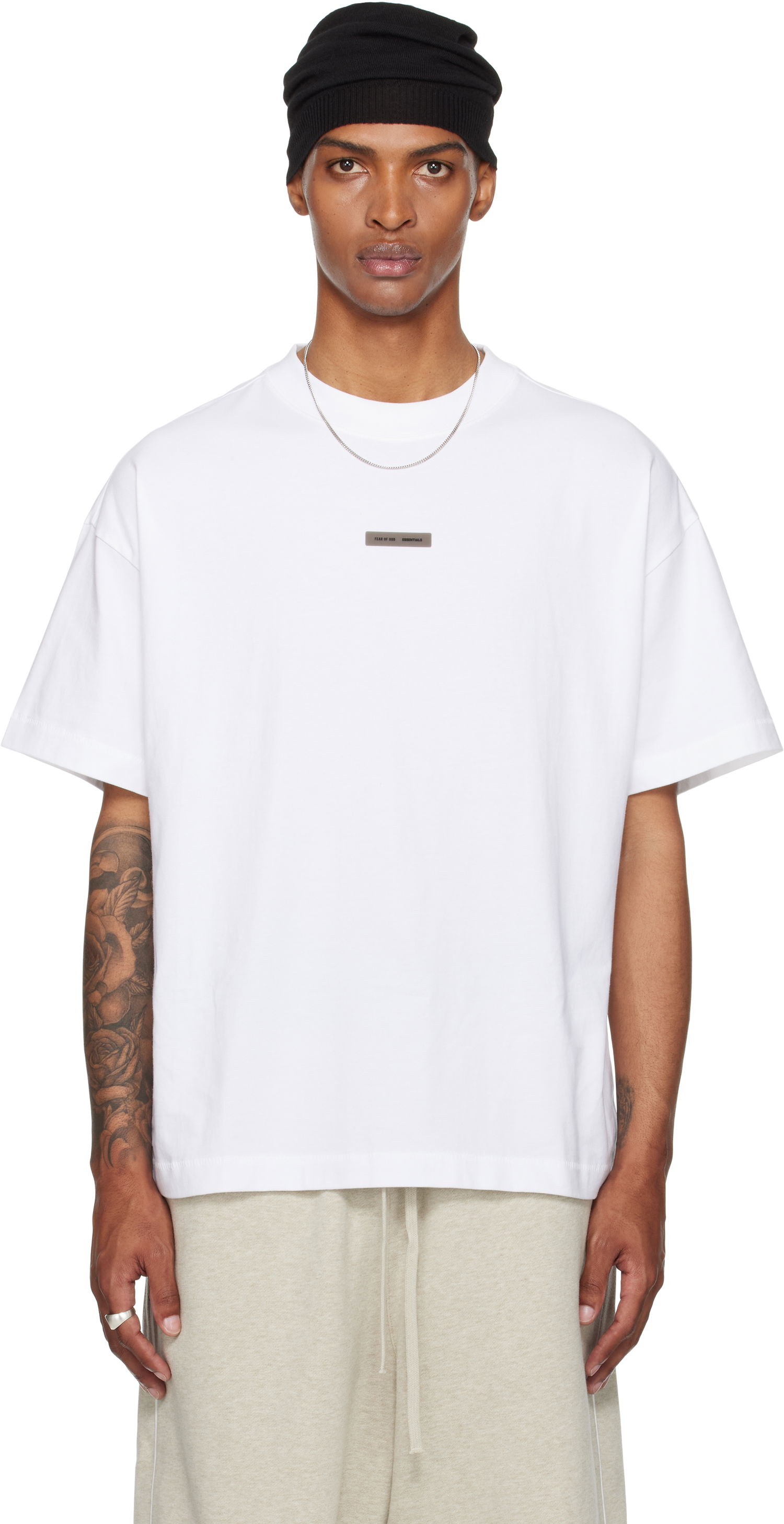Tričko Fear of God Fear of God ESSENTIALS Vintage Fit T-Shirt Biela | 125SP254284F, 0