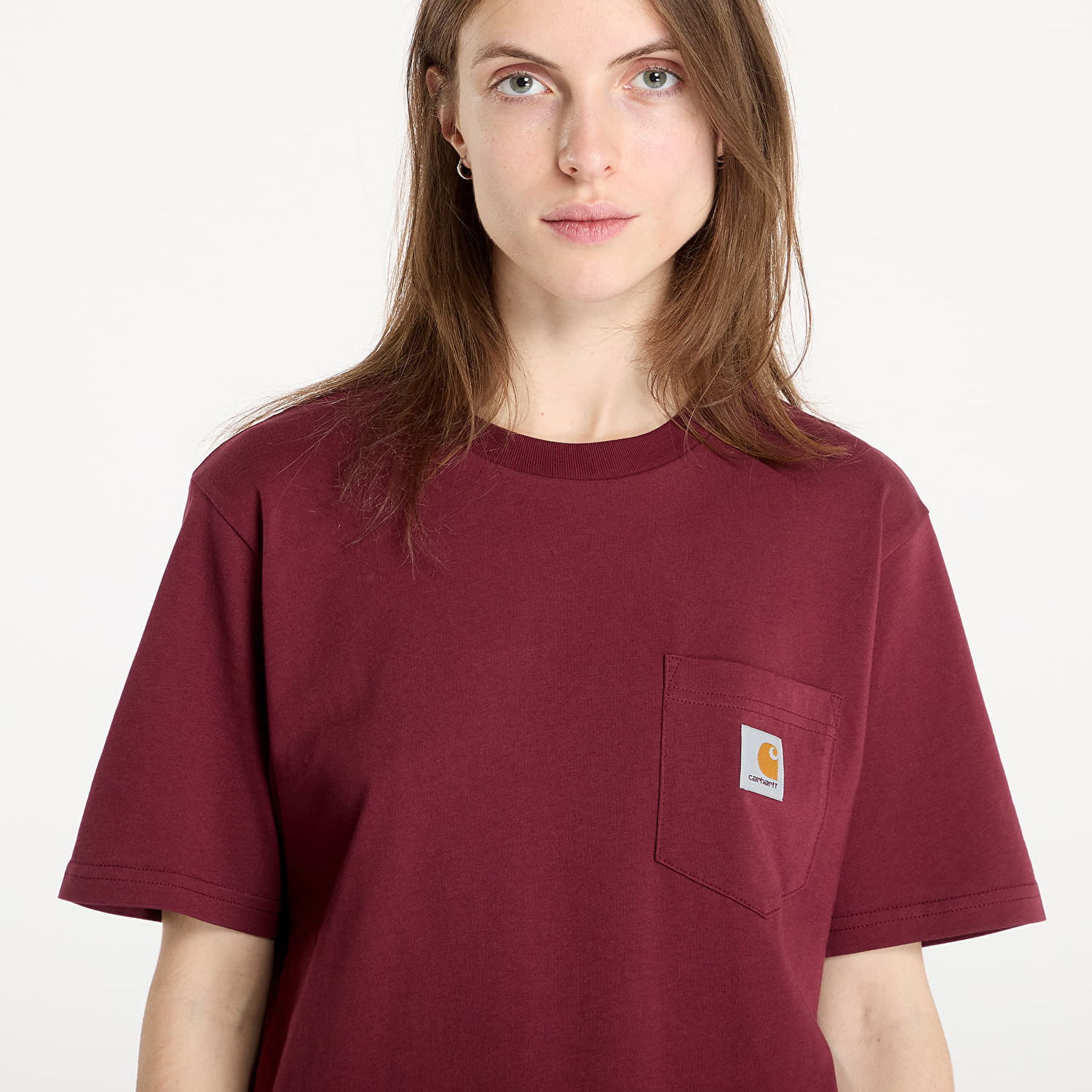 Tričko Carhartt WIP Pocket T-Shirt Červená | I030434.2BYXX, 1