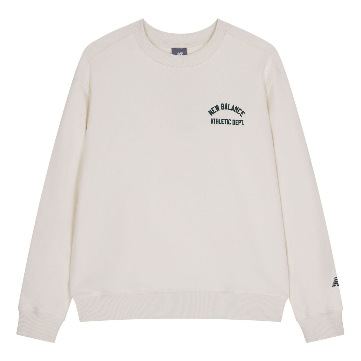 Sveter New Balance Sweatshirt Athletics Biela | AMT41312-CIC, 0