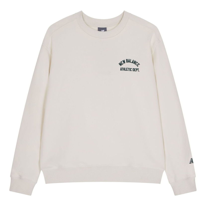 Sveter New Balance Sweatshirt Athletics Biela | AMT41312-CIC