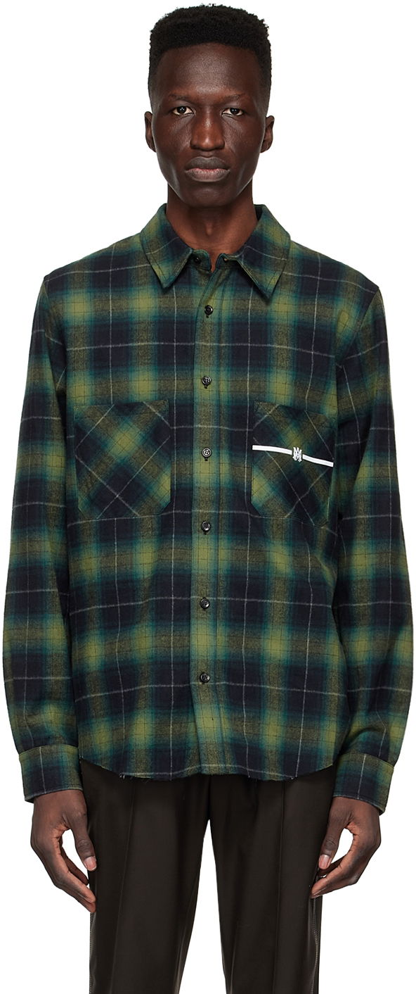 AMIRI Plaid Cotton Shirt