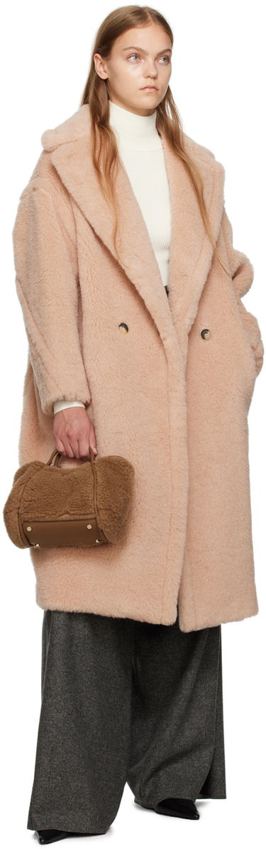 Kabáty Max Mara Max Mara Teddy Bear Icon Coat Ružová | 2310160133600 MM10501, 3