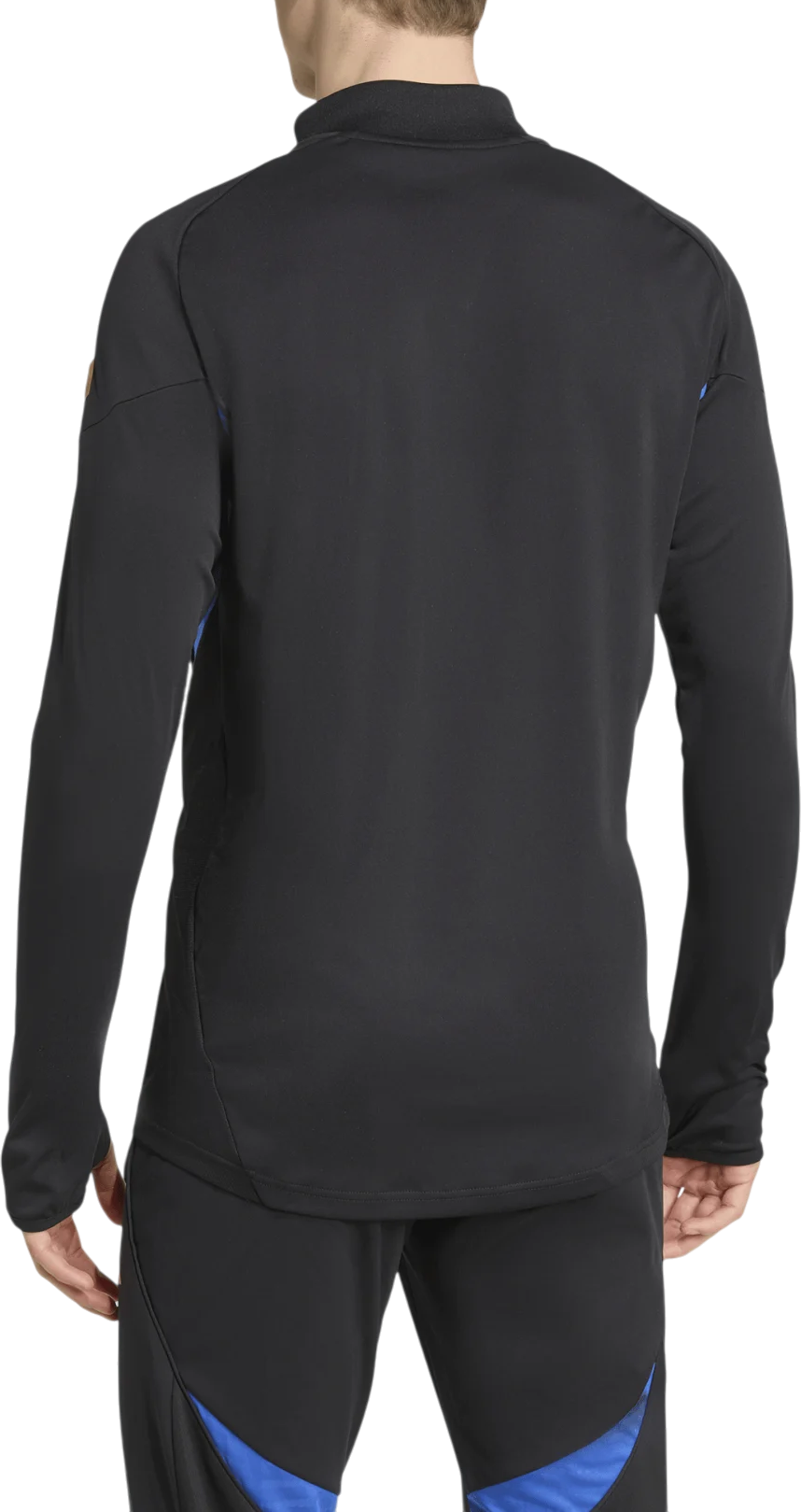 Mikina adidas Originals Manchester United AEROREADY Quarter-Zip Long-Sleeve Training Top 2025/26 Čierna | jp3143, 1