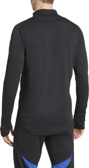 Mikina adidas Originals Manchester United AEROREADY Quarter-Zip Long-Sleeve Training Top 2025/26 Čierna | jp3143, 1