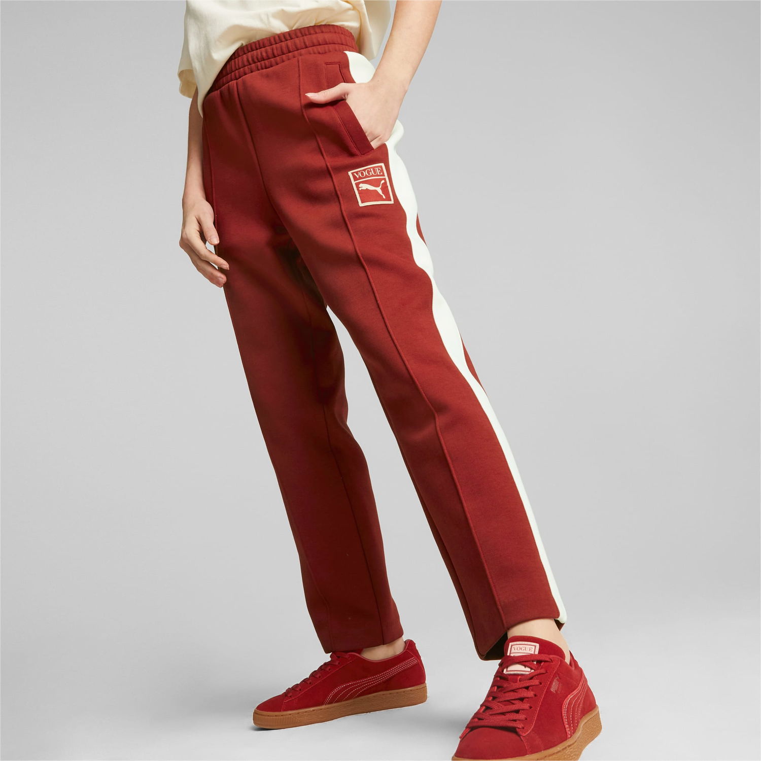 Tepláky Puma x VOGUE T7 Sweatpants Vínová | 536695_22, 0