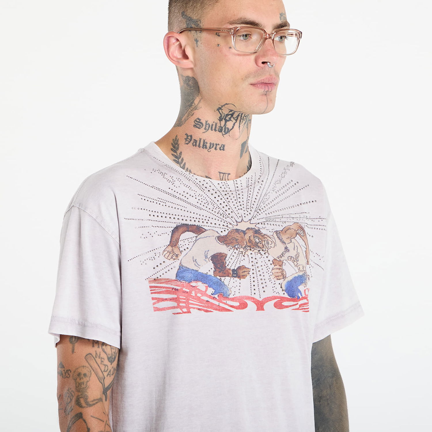 Tričko Diesel Diesel T-Norm-T15 Graphic T-Shirt Biela | A19660_0PLBQ 9BZ, 1