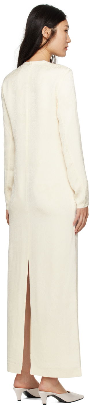 Šaty TOTEME TOTEME Jacquard Maxi Dress Biela | 233-6036-277, 2