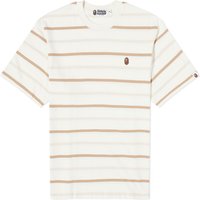 Stripe One Point T-Shirt "Ivory"