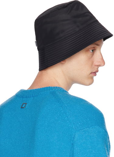 Klobúk WOOYOUNGMI Nylon Bucket Hat Čierna | W233AC53, 2