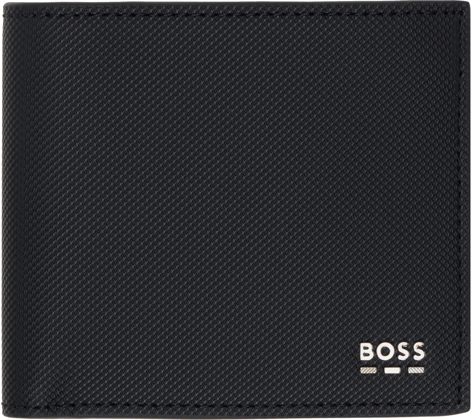 Bi-Fold Textured Leather Wallet