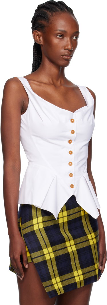 Tielko Vivienne Westwood Vivienne Westwood Monday Vest Top Biela | 15050012-W009Q-, 1