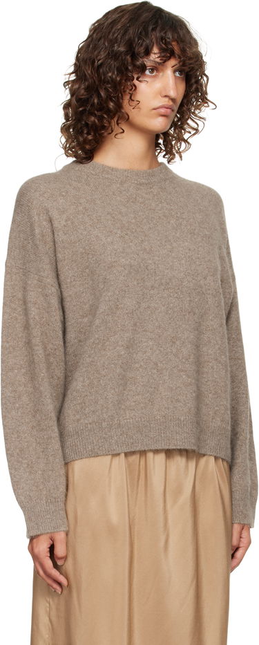 Sveter Loulou de Saison Loulou de Saison Tristan Yak Blend Sweater Šedá | TRISTAN, 4