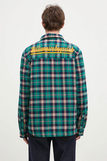 Košeľa BILLIONAIRE BOYS CLUB Billionaire Boys Club Padded Check Overshirt Zelené | B24430, 2