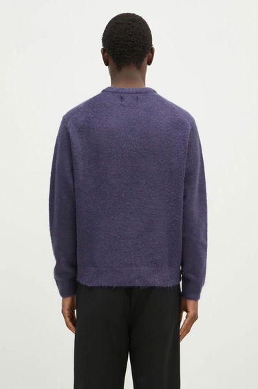 Sveter thisisneverthat thisisneverthat Heart Logo Knit Sweater Fialová | TN243KKNPK11, 2