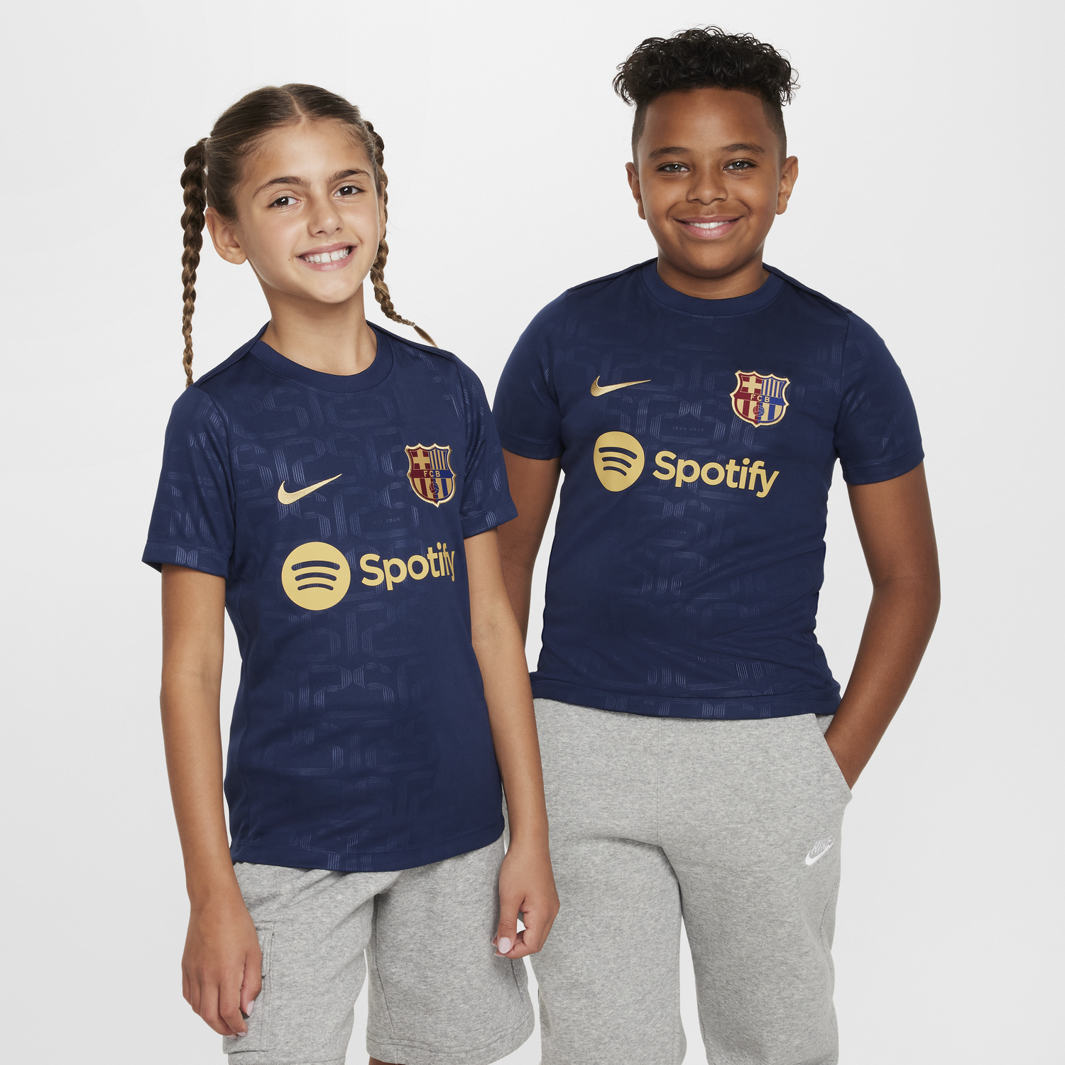 Dres Nike FC Barcelona Academy Pro Dri-FIT Pre-Match Soccer Jersey Navy | FQ0011-411, 0